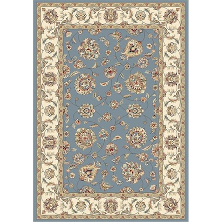 Ancient Garden 5 Ft. 3 In. X 7 Ft. 7 In. 57365-5464 Rug - Light Blue/Ivory